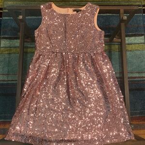 Sequin Sleeveless Pink Dress- Size 14